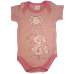 Body Bebê Manga Curta Est Pintadinho Kit 5 Peças - Imagem 7