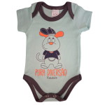 Body Bebê Manga Curta Est Pintadinho Kit 5 Peças - Imagem 2